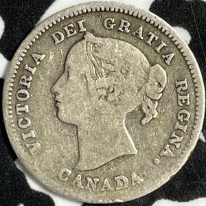 1900 Canada 5 Cents Lot#D8518 Silver!