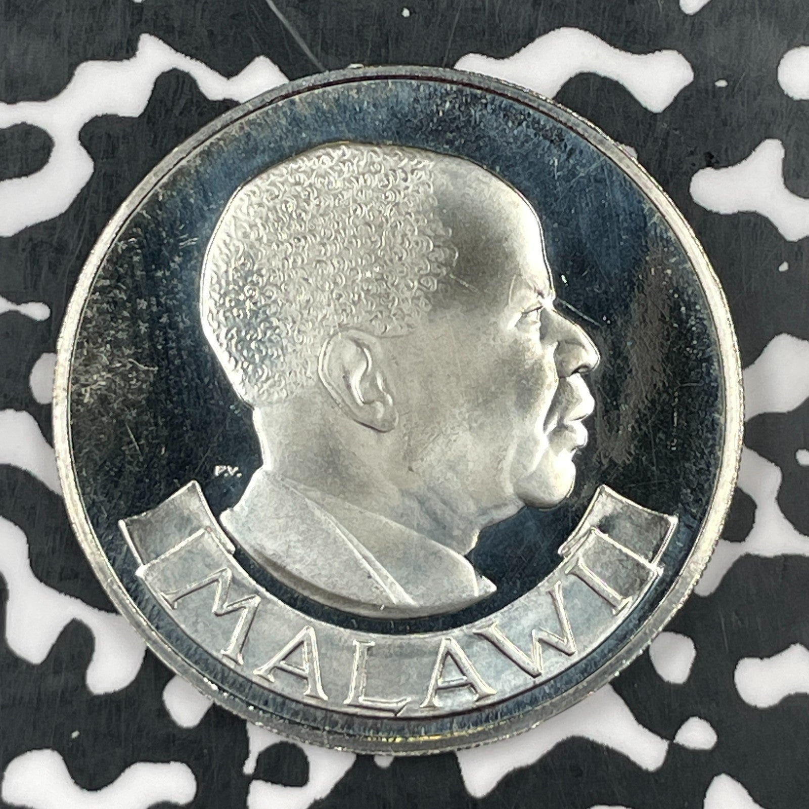 1964 Malawi 1/2 Crown Half Crown Lot#F6716 Proof!