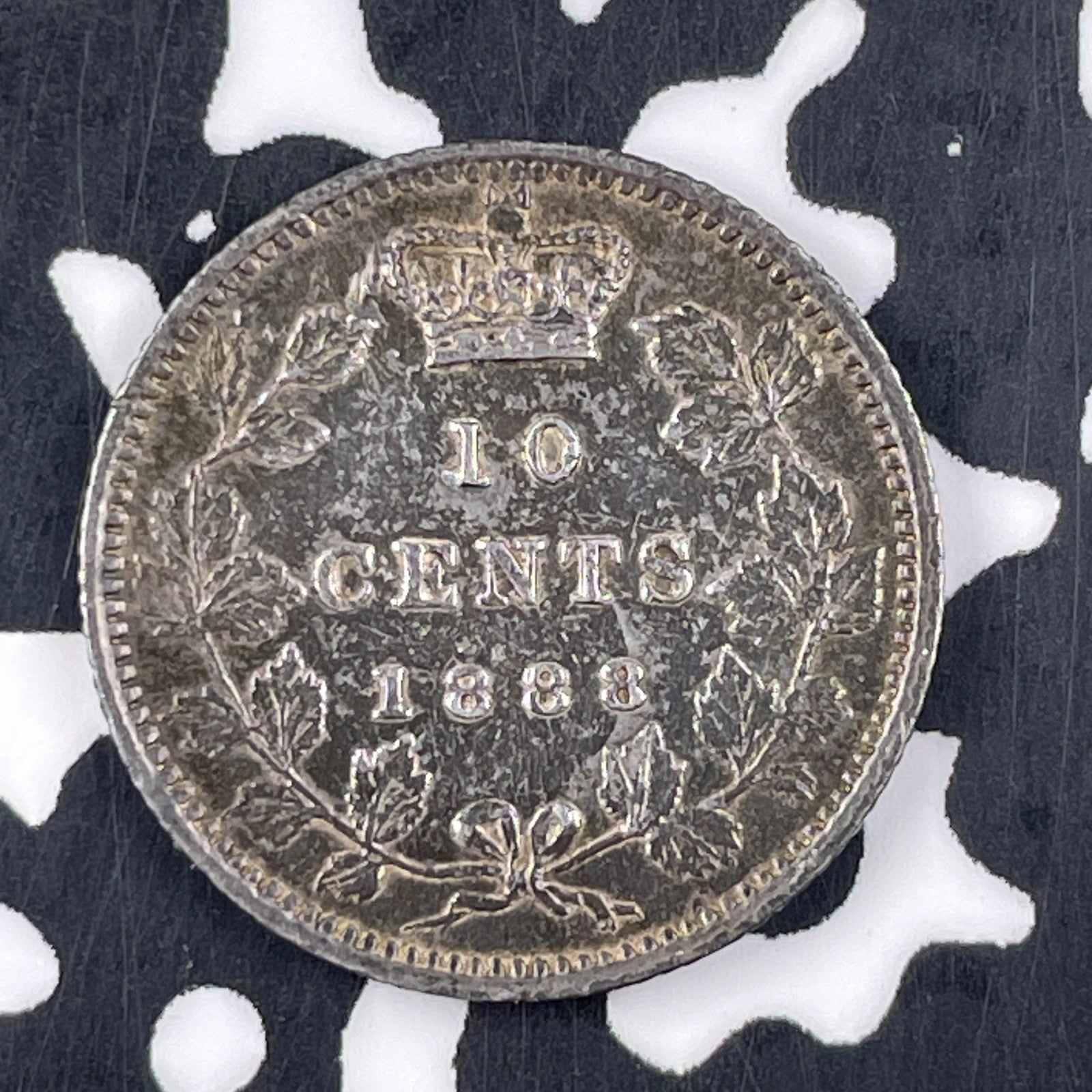 1888 Canada 10 Cents Lot#JM1307 Silver! Nice!