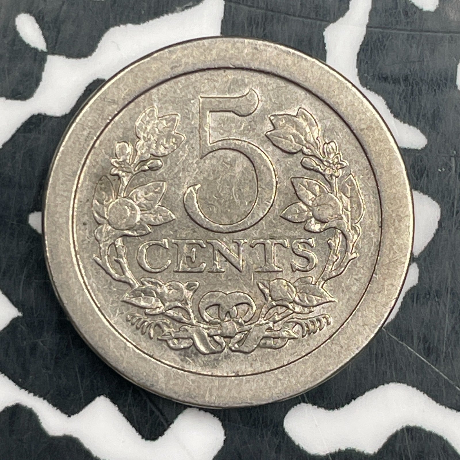 1908 Netherlands 5 Cents Lot#N2458 High Grade! Beautiful!