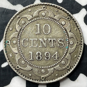 1894 Newfoundland 10 Cents Lot#E6817 Silver!