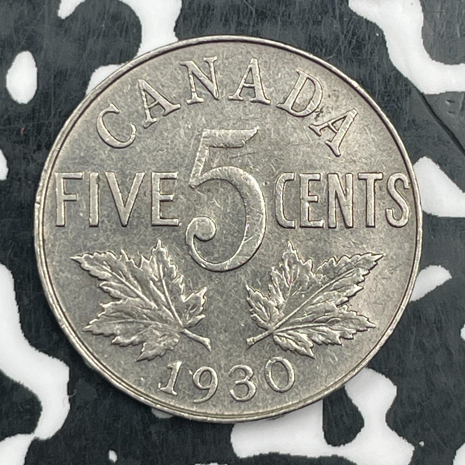 1930 Canada 5 Cents Lot#F9568 Nice!