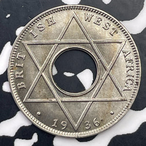 1936 British West Africa 1/10 Penny Lot#C0968 High Grade! Beautiful!