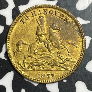 1849 Great Britain Victoria to Hanover Token Lot#T2611 Nice!