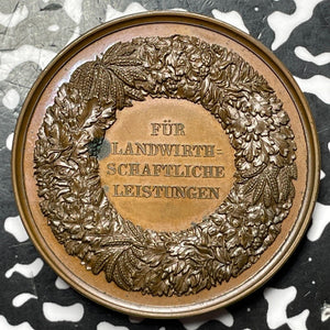 U/D Germany Brandenburg Agricultural Medal By Loos Lot#JM6888 Ceres Standing