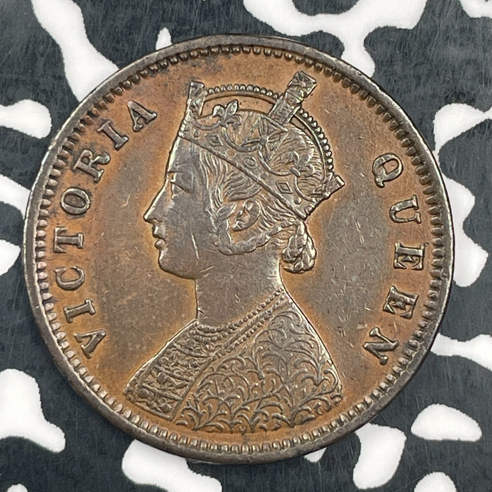 1876 India 1/4 Anna Lot#F8303 Nice!