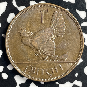 1928 Ireland 1 Penny Lot#T7135 High Grade! Beautiful!