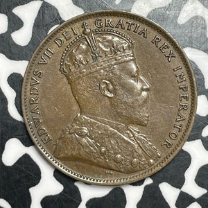 1909 Newfoundland Large Cent Lot#JM9517 Nice!