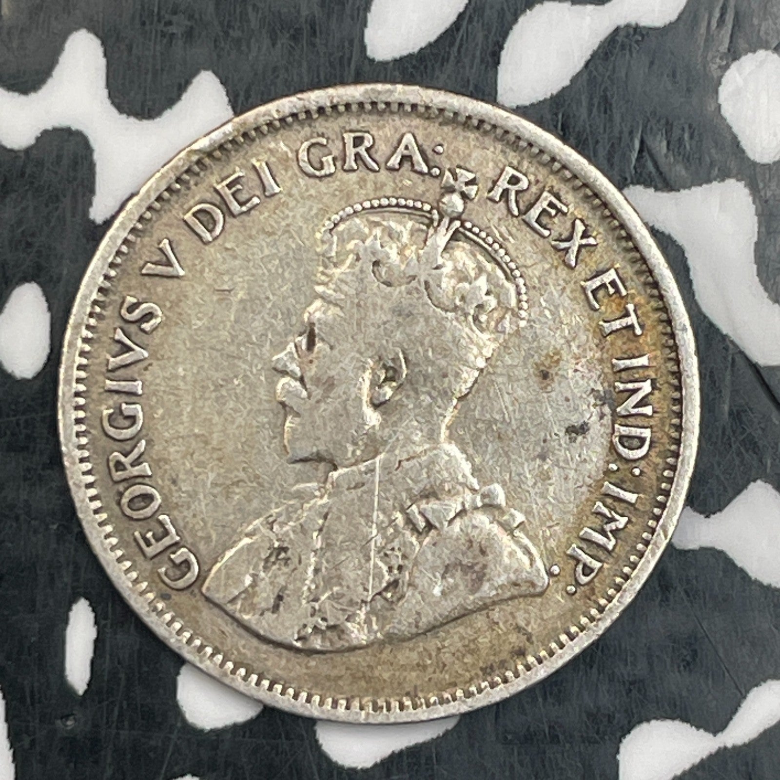 1921 Cyprus 4 1/2 Piastres Lot#F9917 Silver!