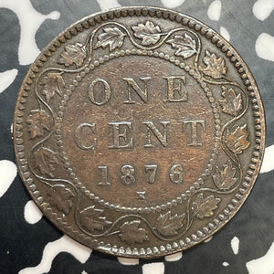 1876-H Canada Large Cent Lot#E7316