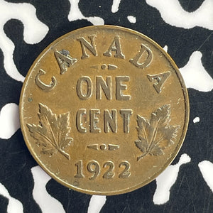 1922 Canada Small Cent Lot#T8681 Key Date!