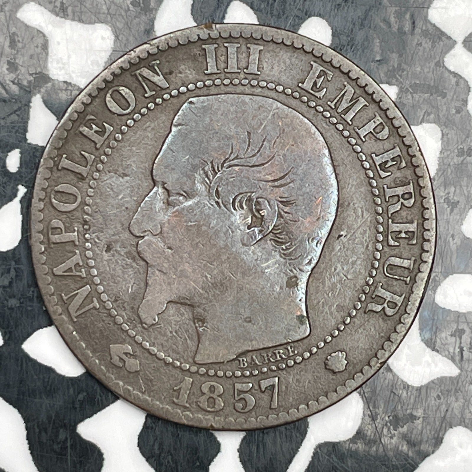1857-M France 5 Centimes Lot#N2509