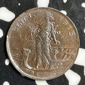 1915 Italy 1 Centesimo Lot#E2470 High Grade! Beautiful!