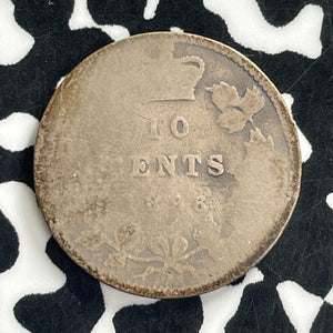 1896 Canada 10 Cents Lot#C1213 Silver!
