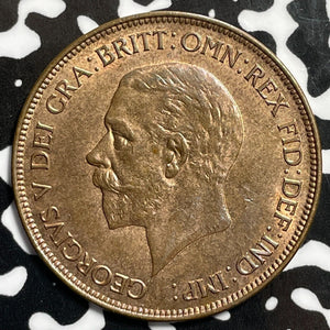 1928 Great Britain 1 Penny Lot#E4319 High Grade! Beautiful!