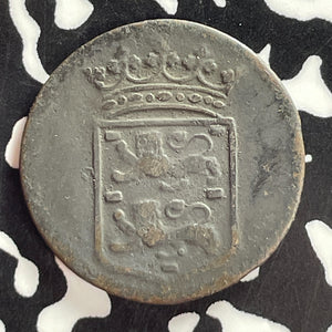 1745 Netherlands East Indies West Friesland 1 Duit Lot#T7453