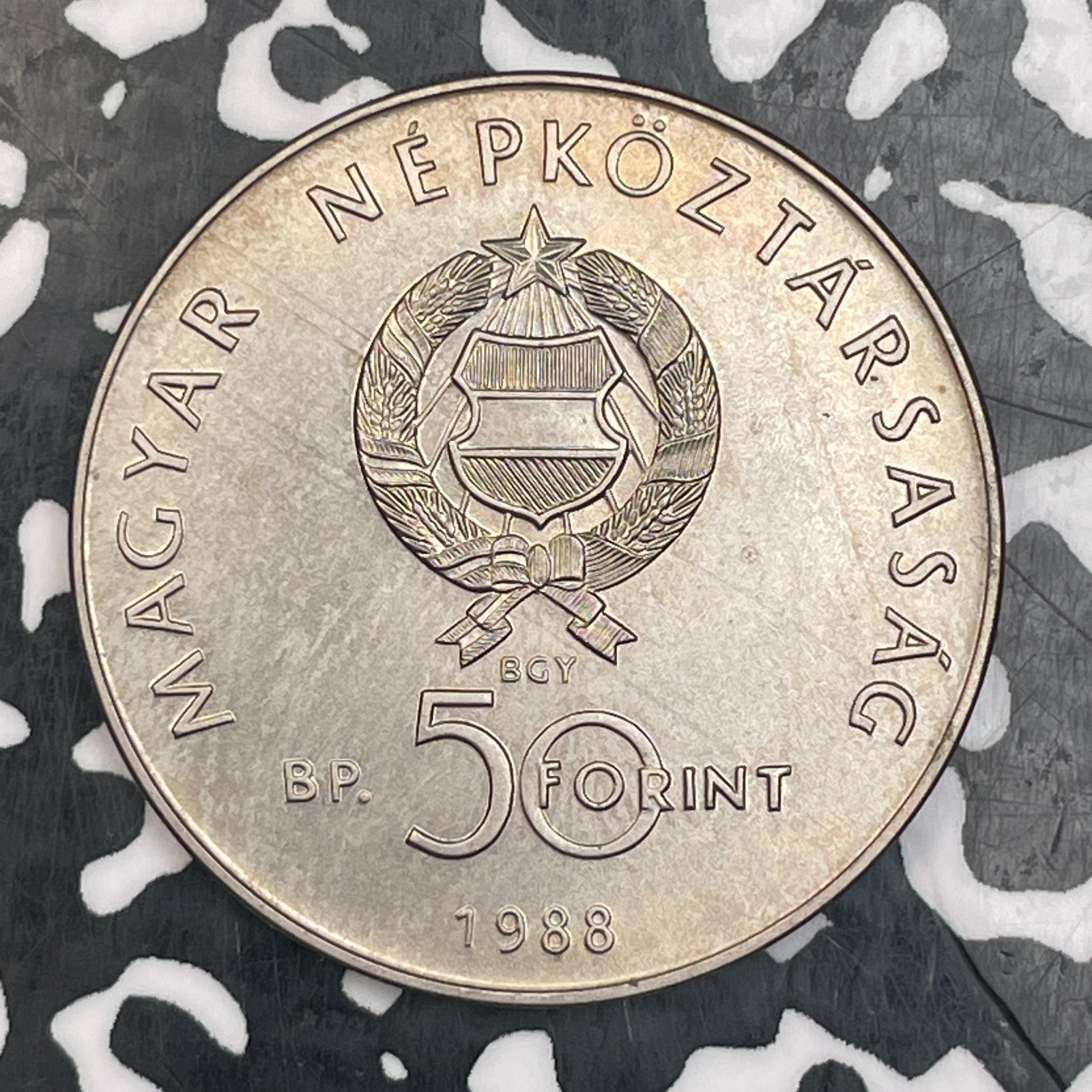 1988 Hungary 50 Forint Lot#N0114 High Grade! World Wildlife Foundation