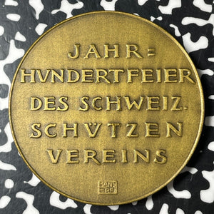 1924 Switzerland Aargau Shooting Festival Medal Lot#B2340 With Original Box