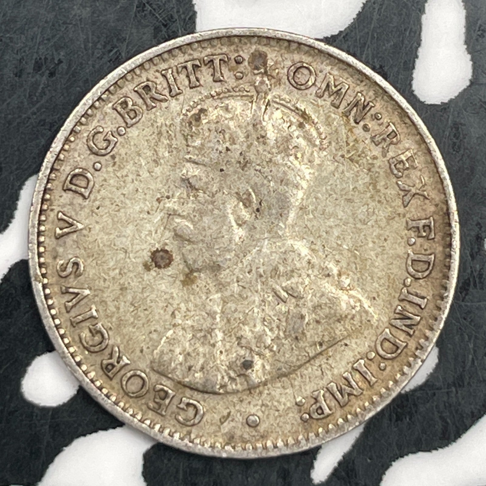 1927 Australia 3 Pence Threepence Lot#F5294 Silver!