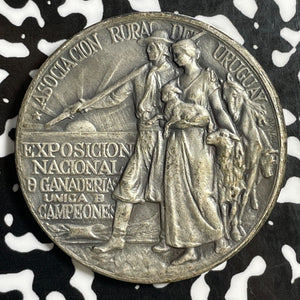 Undated Uruguay National Exposition Livestock Award Medal Lot#E2520 40mm