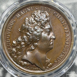 1699 France Louis XIV Duke Of Lorraine Medal PCGS SP62 Lot#G6964 Divo-279