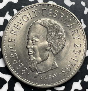 1970 Guyana 1 Dollar Lot#T9747 Nice! F.A.O.