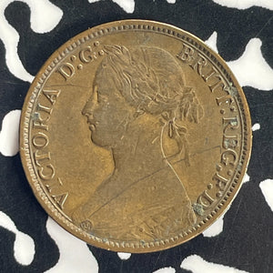 1873 Great Britain Farthing Lot#T8582