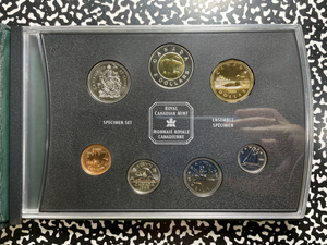 1999 Canada 7x Coin Specimen Set Lot#B2724 With Case & C.O.A.