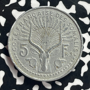 1948 French Somaliland 5 Francs Lot#T9186