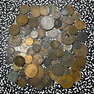 Bulk Lot Of 100x Assorted World Cull Coins Lot#B2237 Mixed Date