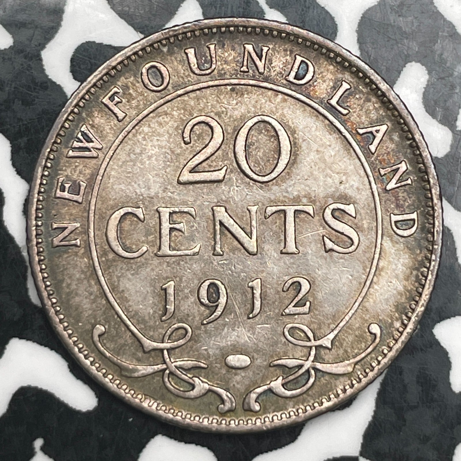 1912 Newfoundland 20 Cents Lot#F7241 Silver!