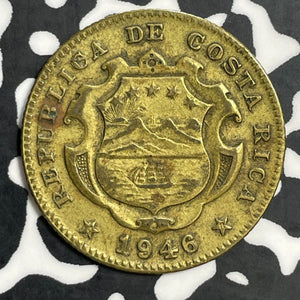 1946 Costa Rica 25 Centimos Lot#E7386