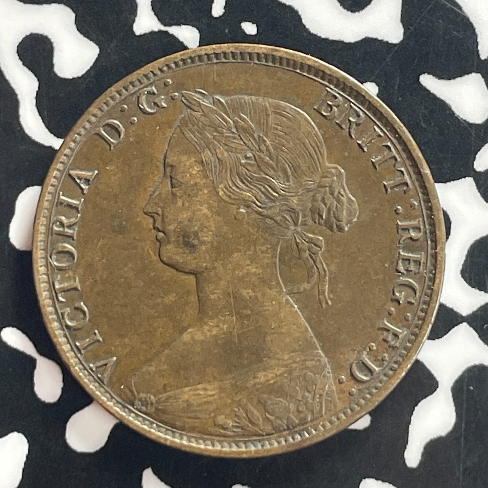 1861 Nova Scotia Large Cent Lot#T7969 Nice!