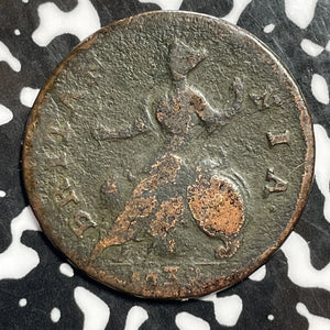 1730 Great Britain 1/2 Penny Half Penny Lot#E3873