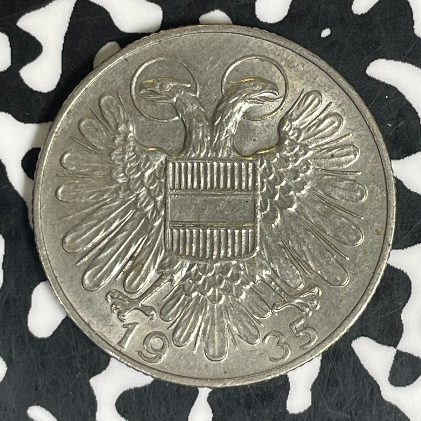 1935 Austria 1 Schilling Lot#C6114 Nice!