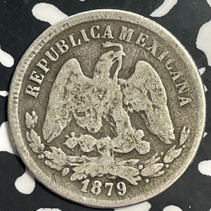 1879-Go S Mexico 25 Centavos Lot#T0058 Silver!