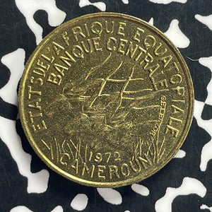 1972 Cameroon 25 Francs Lot#T9193 High Grade! Beautiful!