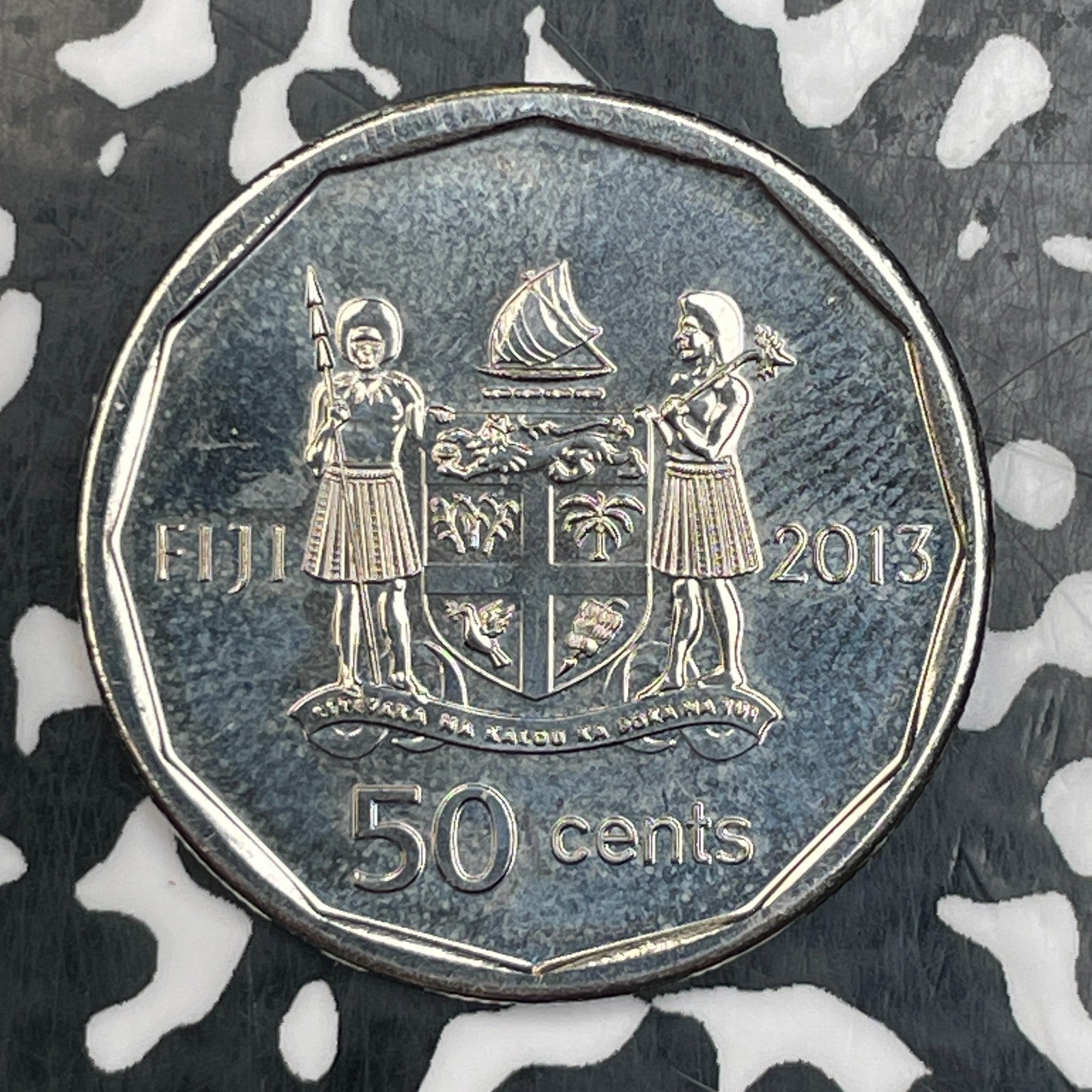 2013 Fiji 50 Cents Lot#N0136 High Grade! Beautiful!