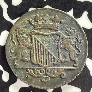 1746 Netherlands East Indies Utrecht 1 Duit Lot#T7463