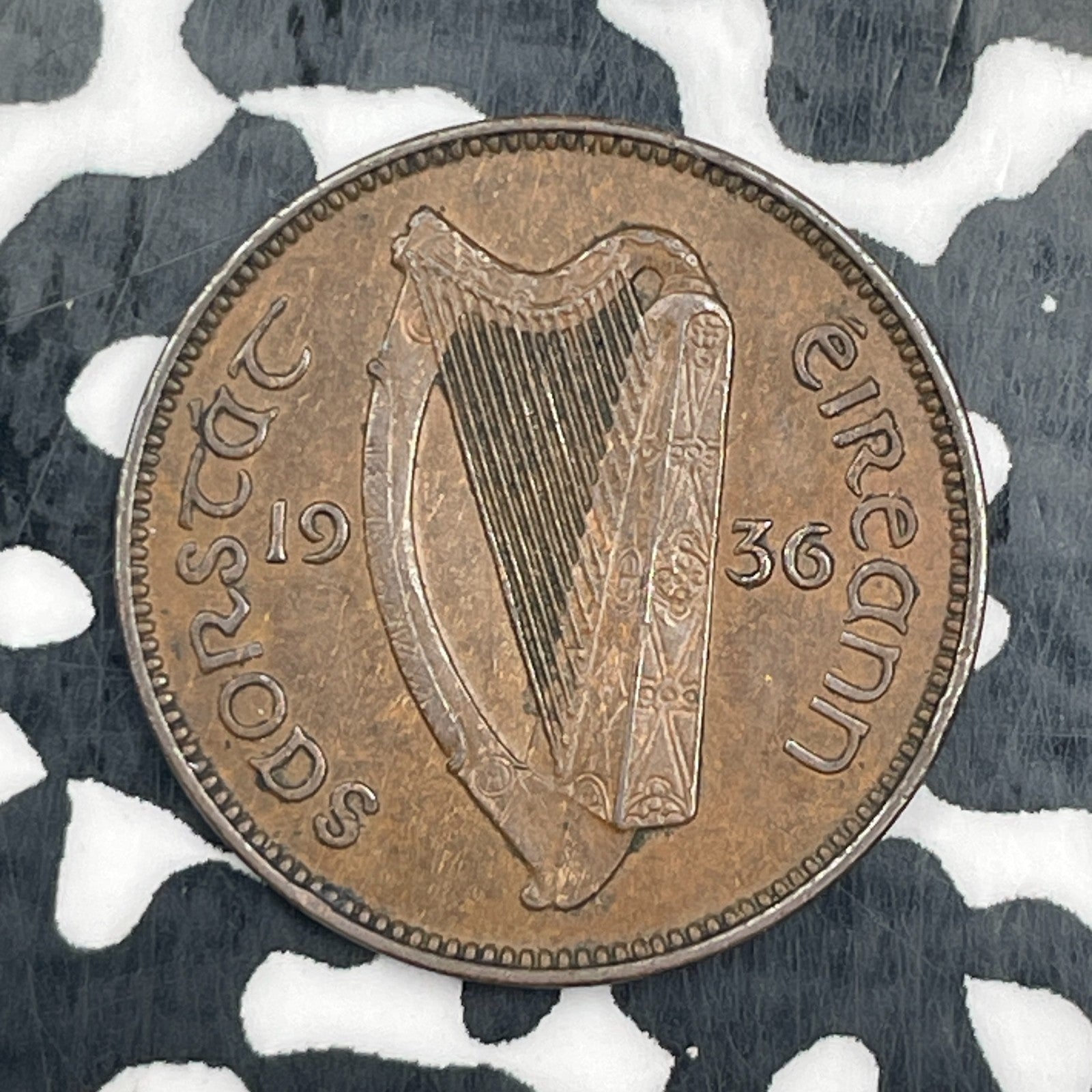 1936 Ireland Farthing Lot#N3138 Nice!