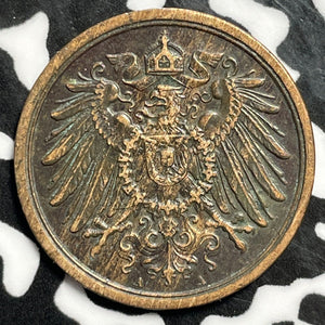 1908-A Germany 2 Pfennig Lot#E5946