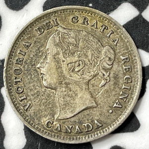 1889 Canada 5 Cents Lot#JM7066 Silver! Nice! Key Date!