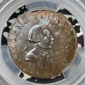 (1794) G.B. Tooke/Breeches Mule 1/2 Penny Conder Token PCGS UNC Detail Lot#G127