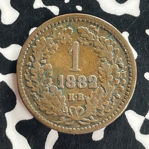 1882 Hungary 1 Kreuzer Lot#T7525