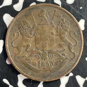 1833 India Bombay Presidency 1/4 Anna Lot#T6833