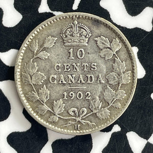 1902-H Canada 10 Cents Lot#C1217 Silver!
