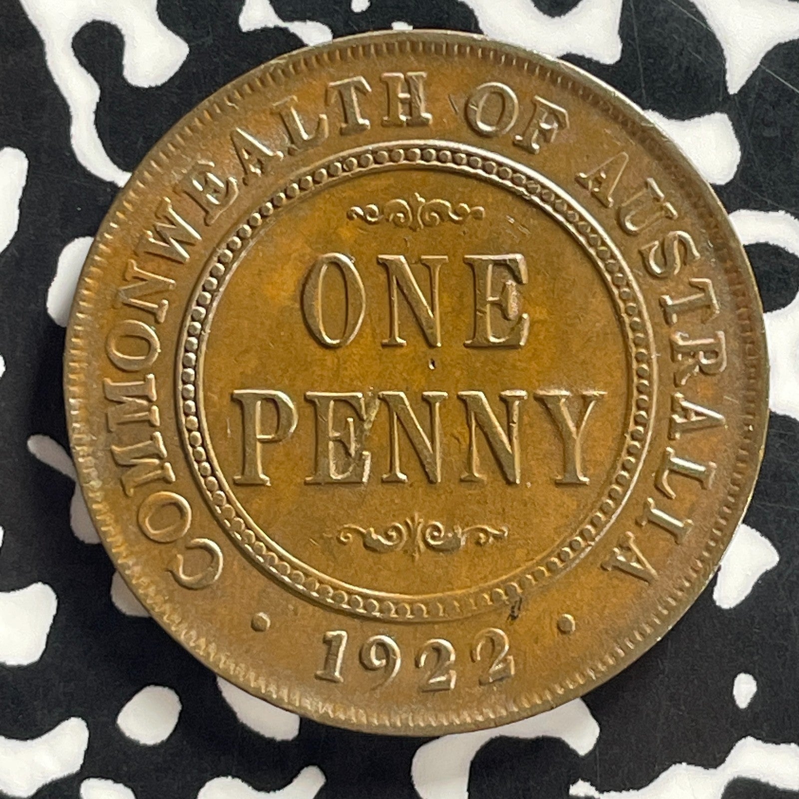 1922 Australia 1 Penny Lot#JM0062 Nice!