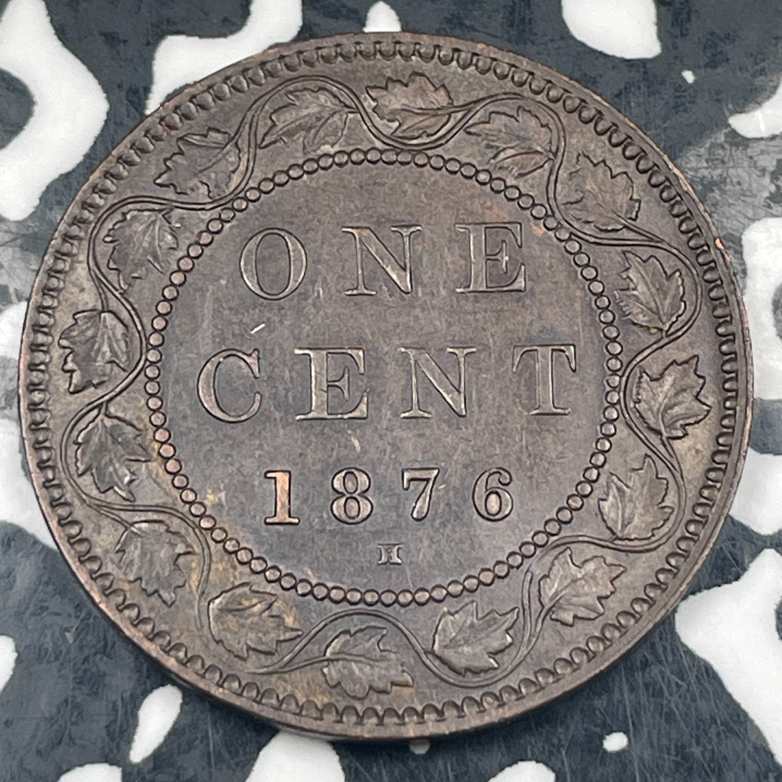 1876-H Canada Large Cent Lot#N3690 Nice!