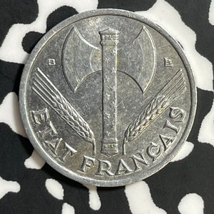 1944-B France 50 Centimes Lot#E6952 High Grade! Beautiful!