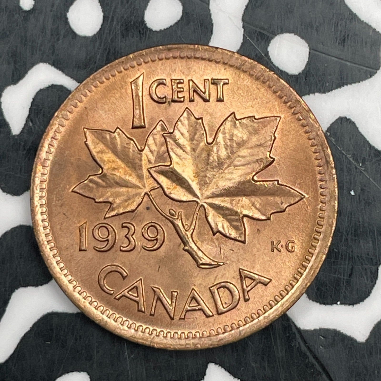 1939 Canada Small Cent Lot#N0899 High Grade! Beautiful!